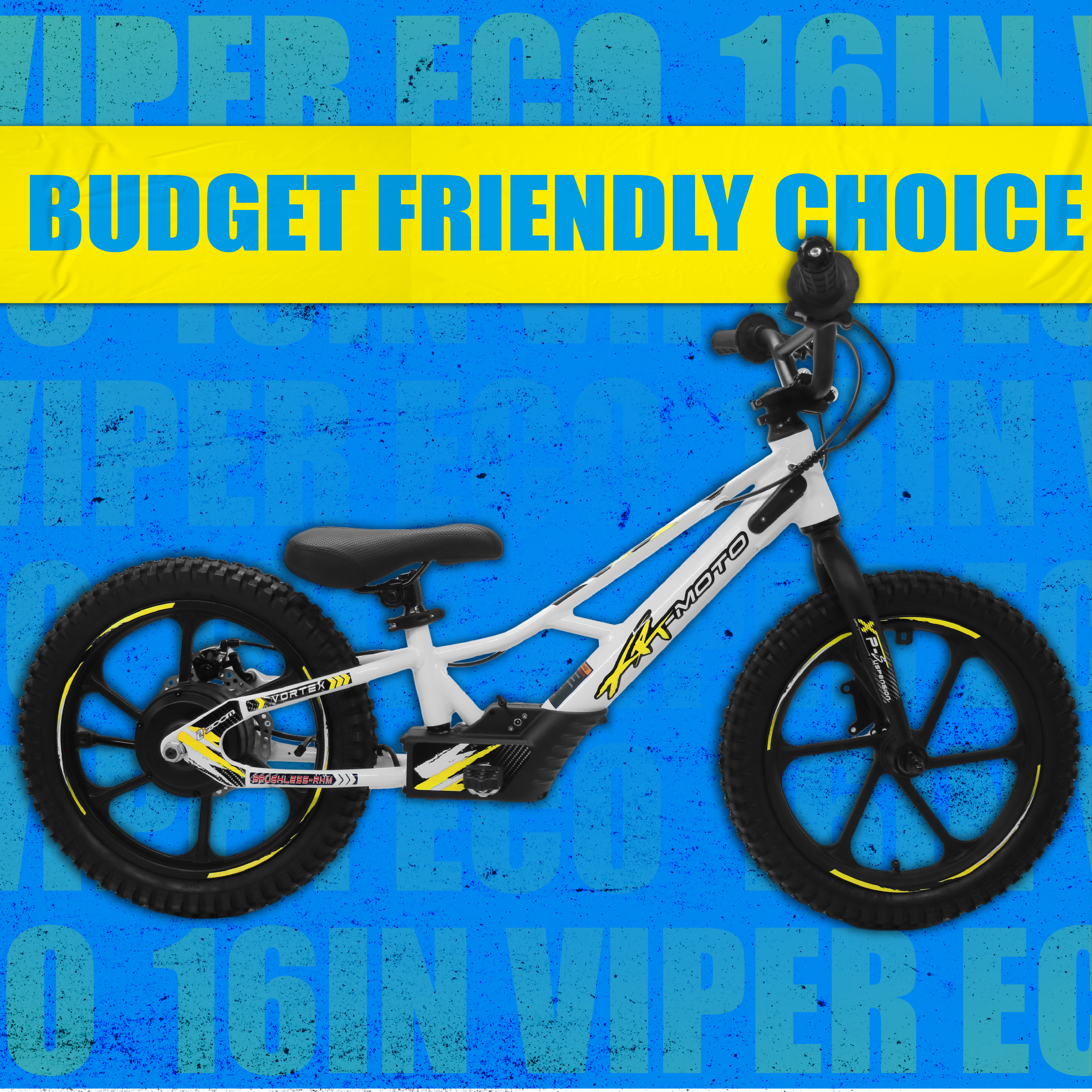 trail viper electric bicycle Viper 16in Kids Electric Balance Bike