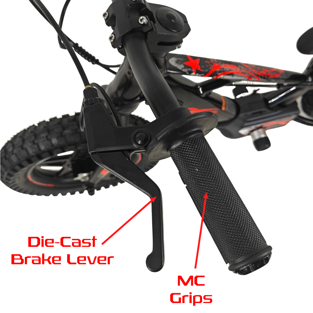 handle_bar_12inch_bar-ends_xrt-moto_MC-grips_die_cast_brake_lever