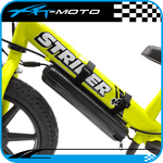 xrtmoto dirt bike kids electric bike purspeed 14in conversion kit strider electric motor battery box
