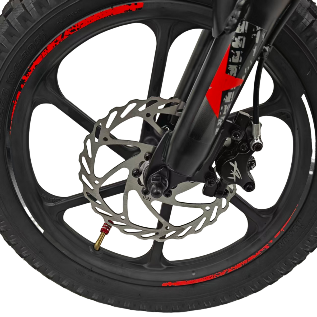 full_hydraulic_brakes_front_caliper_160mm_disc_brakes_front_shock_16in_xrt-moto_viper_PRO-X
