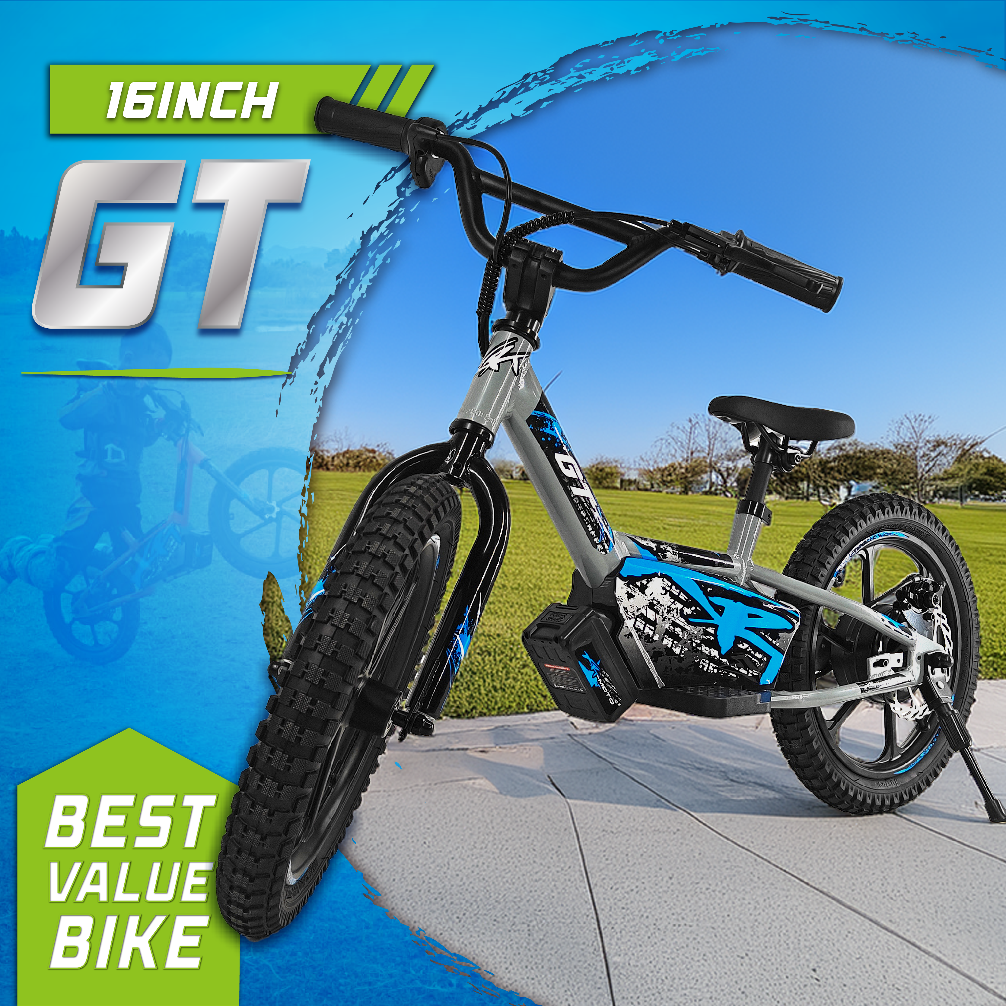 gt moto bicycle Riding Times GT54 Pro 60V/25Ah 3000W Electric Mini Dirt Bike Powerful Performance Equipped with a robust 36 Volt 500 Watt motor GT goes old school with