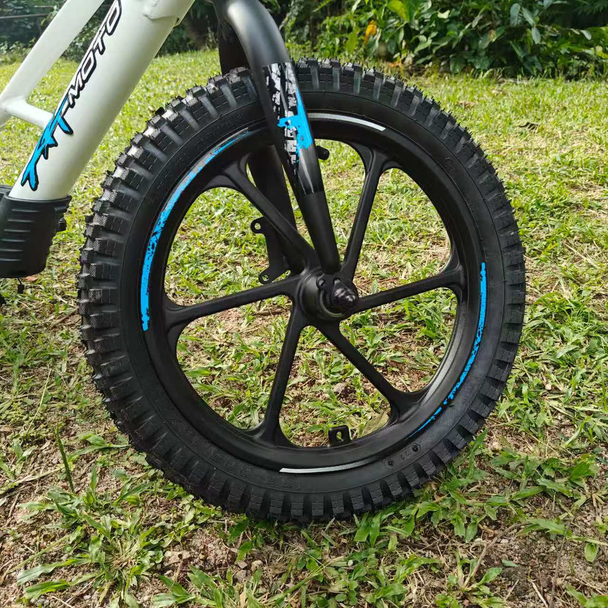 xrt moto stacyc kids dirt bike front wheel