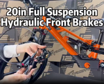 xrt moto kids dirt bike purspeed 20in full suspension hydrulic front brakes