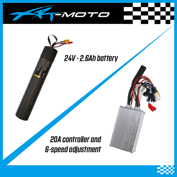 xrtmoto purspeed thumpstar 24v 5.2Ah replacement battery