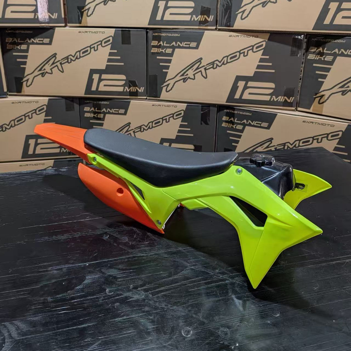 Stacyc MX Plastic Kit—Green/Orange