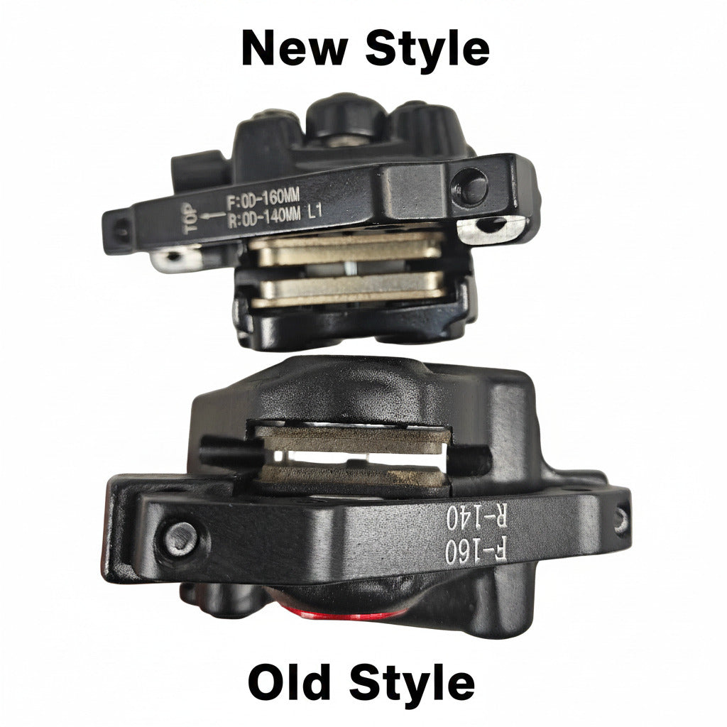 4 Piston Replacement brake caliper for kids electric bikes, mountain bikes, Xrt Moto, Purspeed, Thumpstar, Orion, Voltaiccomparison to Zoom Semi hydraulic