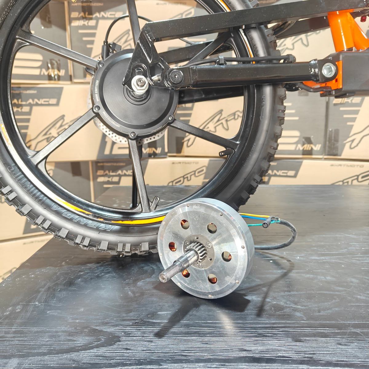 20in 500w kids electric bike replacement motor purspeed, xrt moto, orion, revvi, gobike