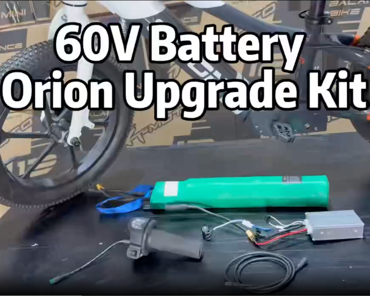 orion kids electric bike 20A controller 60v battery upgrade kit