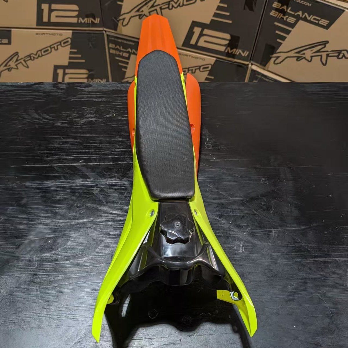 Stacyc MX Plastic Kit—Green/Orange