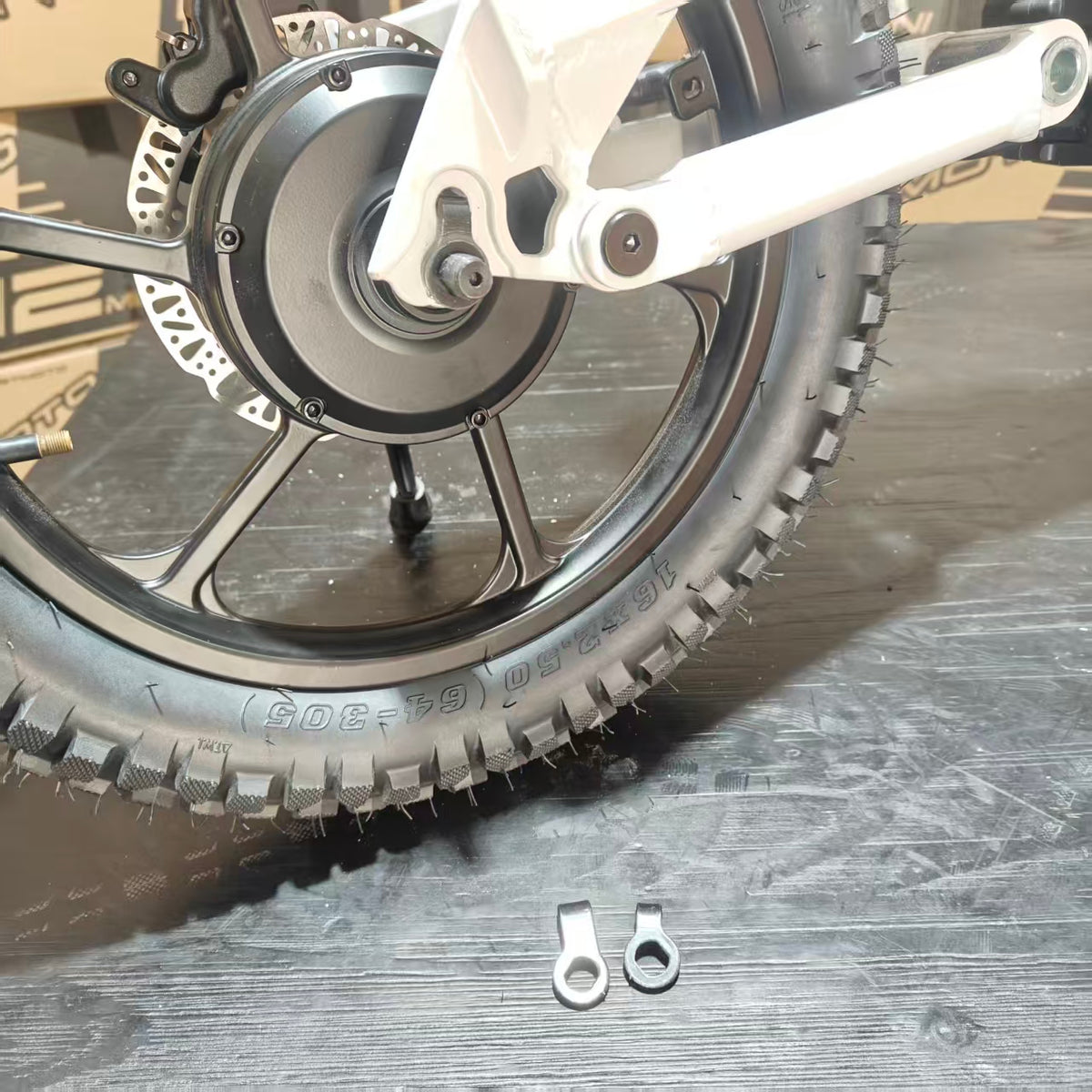 xrt moto purspeed electric bike anti rotating hub motor wheel locks 