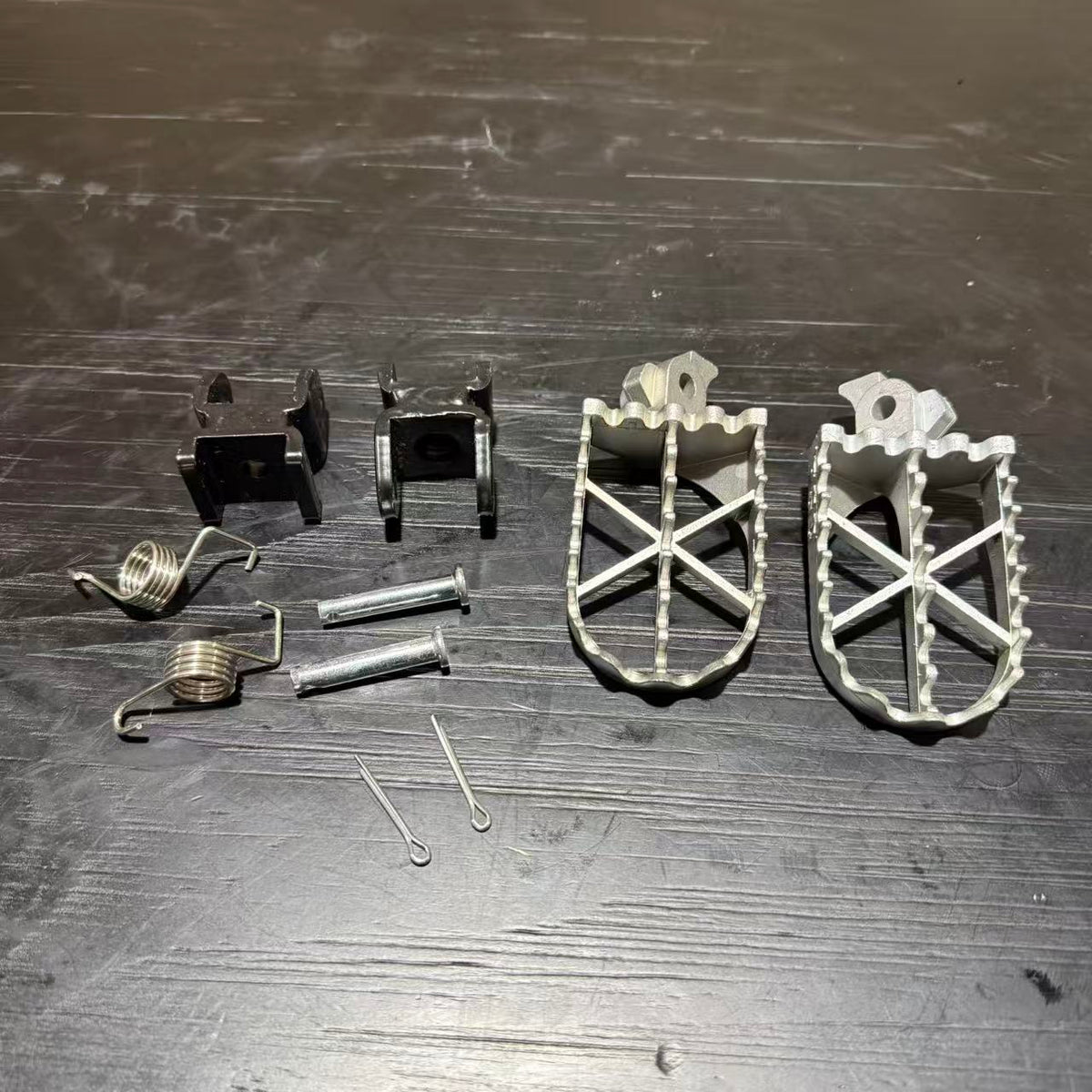 xrt moto dirt bike stainless steel folding foot pegs
