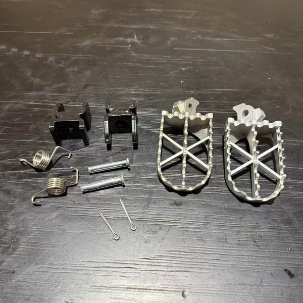 xrt moto dirt bike stainless steel folding foot pegs