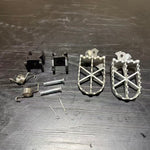 xrt moto dirt bike stainless steel folding foot pegs