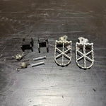 xrt moto dirt bike stainless steel folding foot pegs