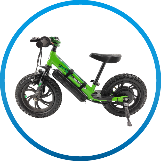 electric motor for Strider and balance bikes