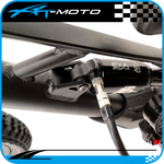 kids electric bike full suspension air pump