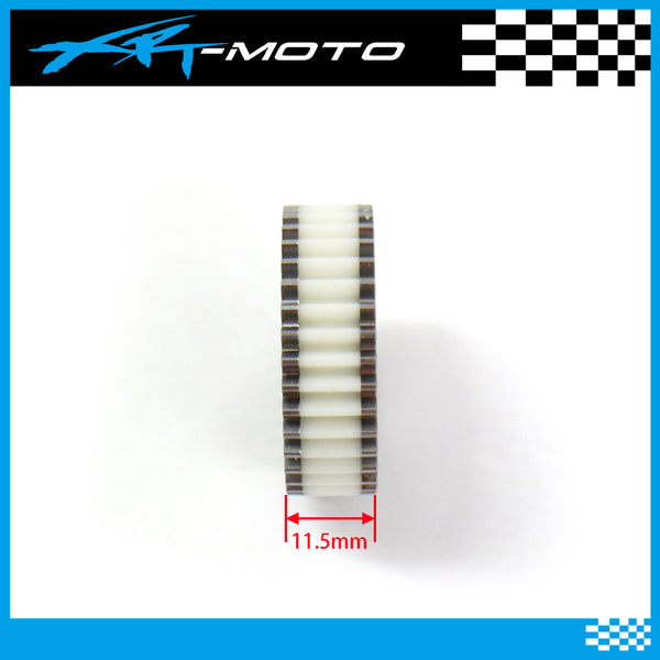 Hybrid gears for 350W electric motor 38mm x 11.5