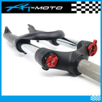 20in Orion e20x XRT Rebel, Purspeed Ultra kids ebike front air forks 