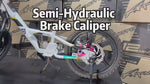 12/16in eDrive stacyc rear brake caliper hydraulic billet bracket 