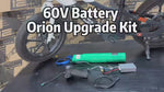 orion kids electric bike 20A controller 60v battery upgrade kit