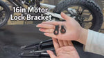 xrt moto dirt bike kids electric bike full suspension lock bracket