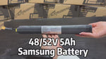 xrt moto dirt bike purspeed ultra thumpstar kids electric bike 48/52 5ah samsung Li Ion battery