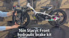 stacyc eDrive 12-16in kids electric bike front brake kit with oil suspension forks
