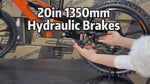 20in xrtmoto dirt bike kids electric bike purspped 1350 hydraulic brakes