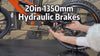 20in xrtmoto dirt bike kids electric bike purspped 1350 hydraulic brakes