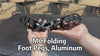 xrtmoto dirt bike electric kids bike purspeed MC folding Foot pegs Aluminum