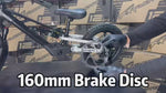 xrt moto dirt bike purspeed kids electric bike ultra 160mm brake disc