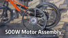 20in xrt moto dirt bike purspeed ultra extreme orion e20X kids electrc bike 500w hub motor