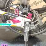 stacyc eDrive 12-16in kids electric bike front hydraulic brake kit with air suspension forks
