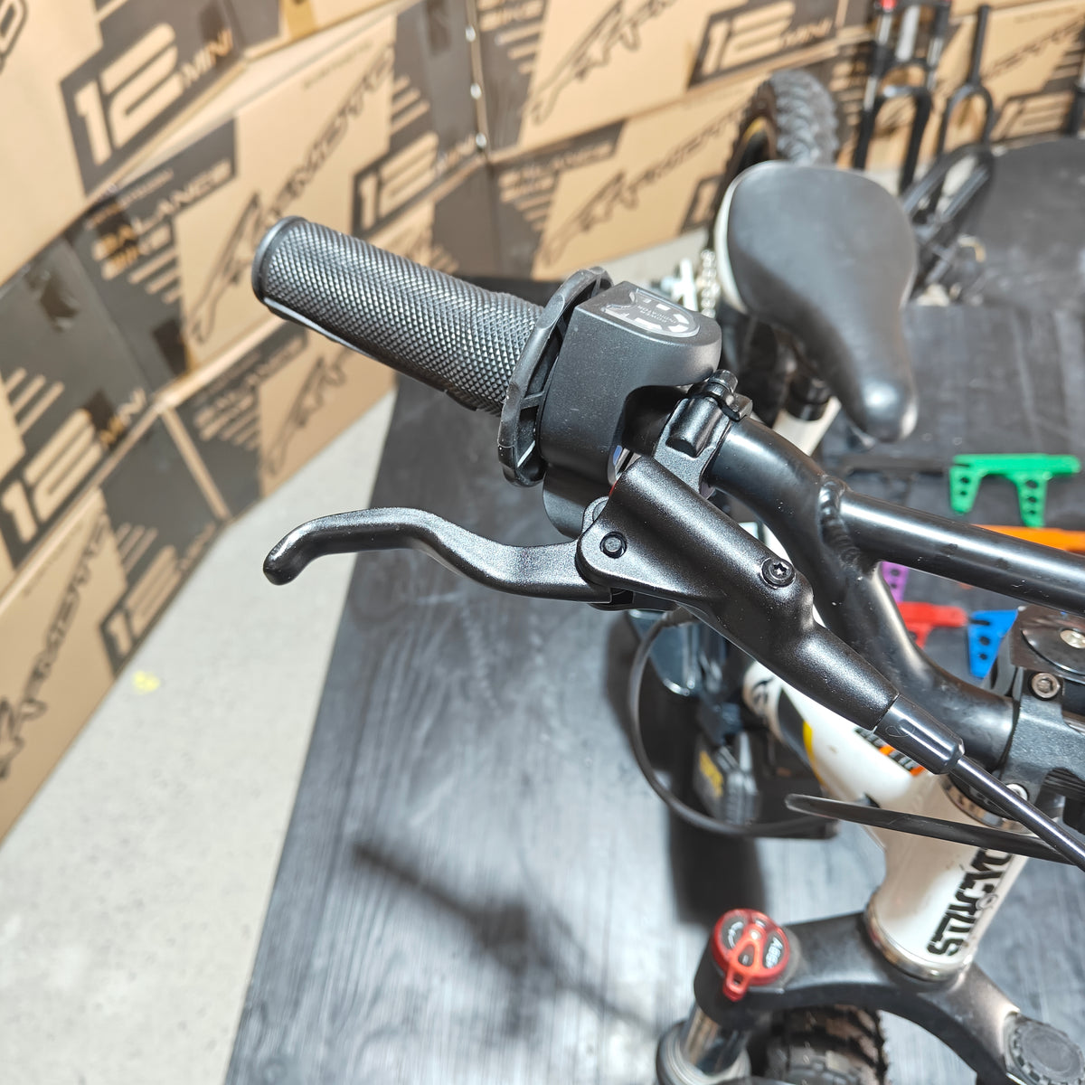 12 and 16in stacyc eDrive hydraulic brake lever